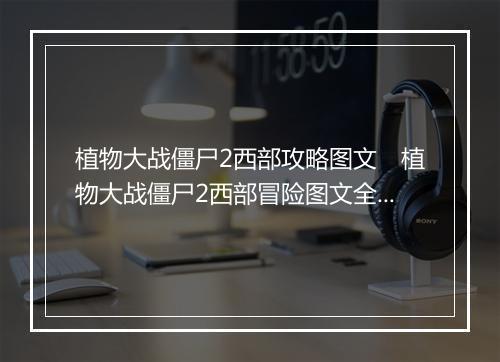 植物大战僵尸2西部攻略图文　植物大战僵尸2西部冒险图文全攻略