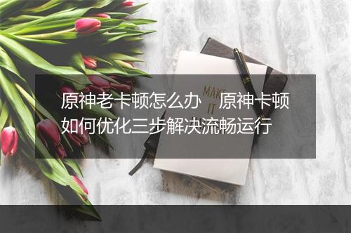 原神老卡顿怎么办　原神卡顿如何优化三步解决流畅运行
